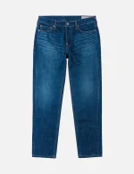 Evisu Mid-washed Seagull Print Taper Fit Jeans