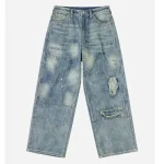 Evisu 5-Pocket Distressed Jeans