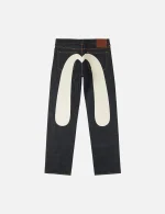Evisu Daicock Print Baggy Jeans