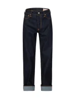 Evisu Daicock Yellow Print Baggy-Fit Jeans