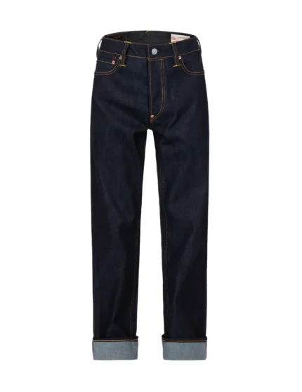 Evisu Daicock Yellow Print Baggy-Fit Jeans