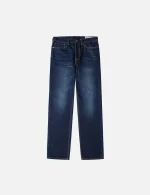 Evisu Ecru Brushstoke Seagull Print Regular Fit Jeans Front
