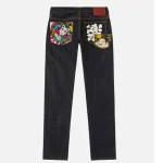 Evisu Kite Graphic Printed Pocket Jeans