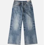 Evisu Seagull Printed Pocket Flare Jeans