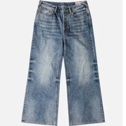 Evisu Seagull Printed Pocket Flare Jeans
