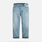 Evisujeans 7-pocket washed relax straight fit jeans front view