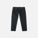 EvisuJeans Godhead Lion Dance and Logo Print Taper Fit Jeans front view