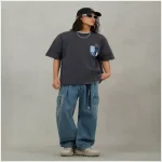EvisuJeans Shshiko Seagull Balloon Fit Cargo Jeans