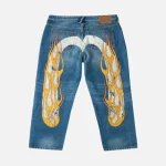 Flaming Daicock Print Regular Fit Jeans back view