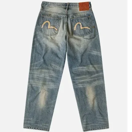 Evisu Multi-pocket style Washing Jeans