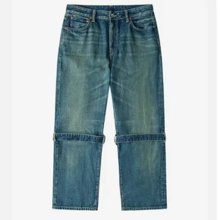 Evisu Washed Bondage Jeans