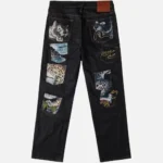 Evisu Multi-Pocket Embroidery Patch Jeans
