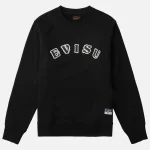 Evisu Embroidery Badge Fleece Sweatshirt front view