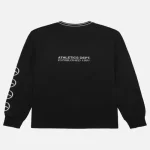 Evisujeans 3D Logo Sport V-Neck Long-Sleeve T-Shirt worn side view