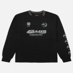 Evisujeans Athletics Logo Printed Long-Sleeve T-Shirt front view
