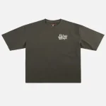 Front view of Demon Patchwork T-Shirt