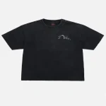 Front view of Skull Daicock Spray Printed T-Shirt